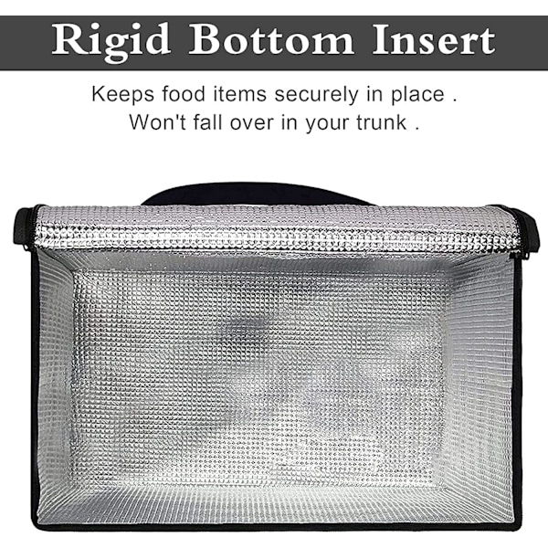 6 L kjølebag, isolert lunsjbag, vanntett, slitesterk og bærbar tote bag for arbeid, skole, strand, piknik
