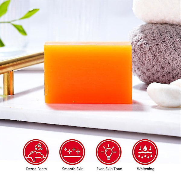 1-3 stk Kojic San Hudljusnende Kojic Syre Såpe 2pcs