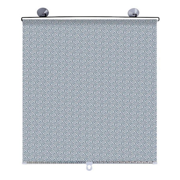 Multifunktionella Rullgardiner med Sugproppar Solskydd Mörkläggning Spikfri 58 * 125cm (Grå) (FMY)