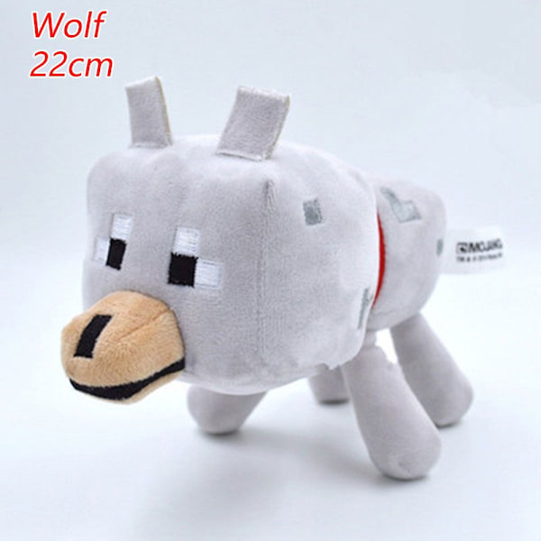 Minecraft Leksaker Spel Docka VARG-22CM VARG-22CM Wolf-22cm