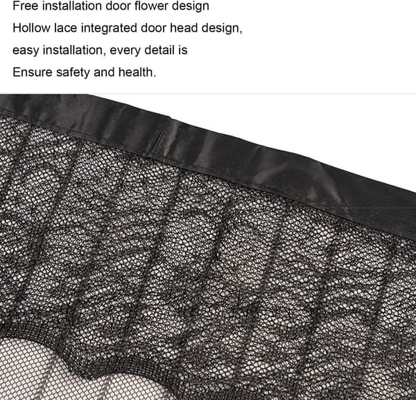 Door curtain, fly screen for doors, ultra-thin fabric to empty