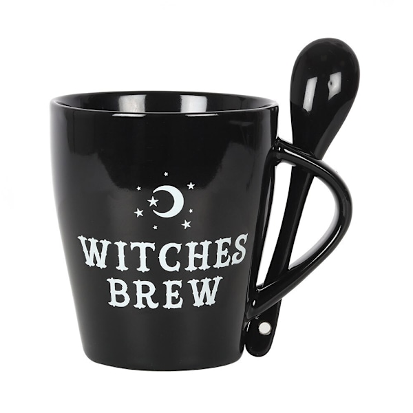 Something Different Witches Brew Muggset En Storlek Svart/Vit Black/Whit One Size Black/White