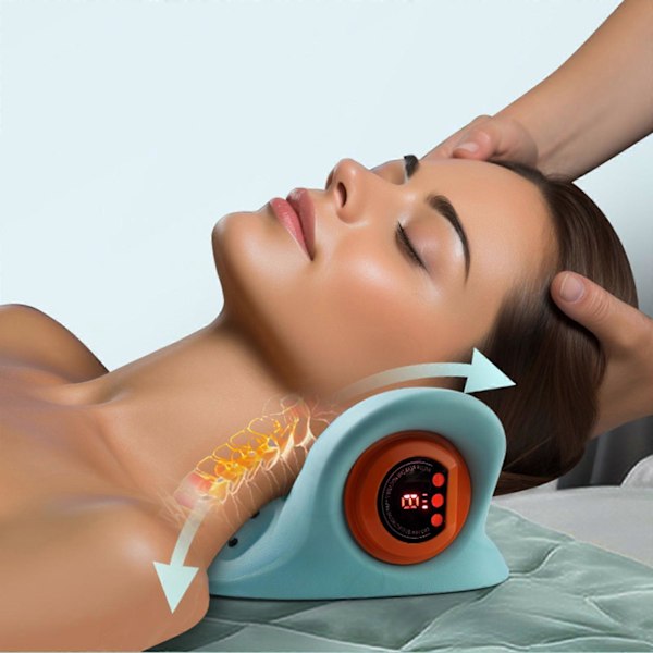 2024 Ny Hugterra Nakkemassasje Relaxer, Portabel Shiatsu Massasjepute