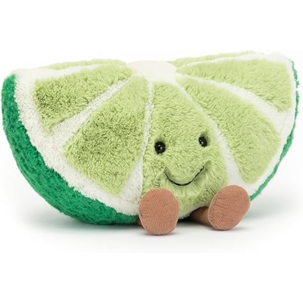 Ny produktkampanje! Høykvalitets Jellycat morsom lime disc - H: 18 cm x L: 25 cm
