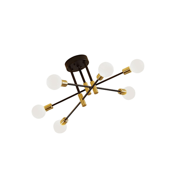 Moderne Sputnik lysekrone loftslampe til stue 6 Lights