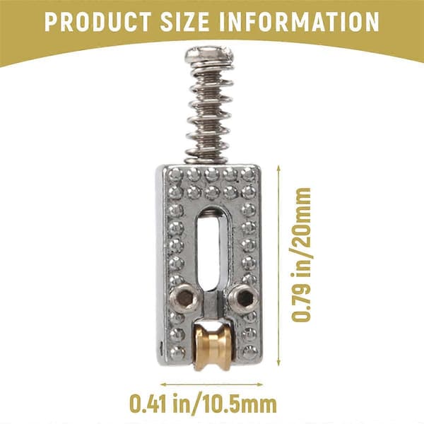 6 Rullbro Tremolo Stallar Med Nyckel For Strat Tele Elgitarr_jar