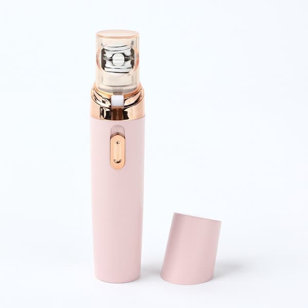 Ansigts-epilator til kvinder, 2-i-1 genopladelig vandtæt hårfjerner og præcisionsbarbermaskine til ansigt og krop, pink