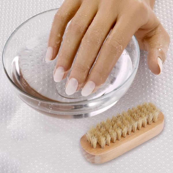 2-sidet Træneglebørste til Manicure Pedicure Kvinde