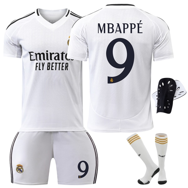 2425 Real Madrid Home Shirt #9 Set