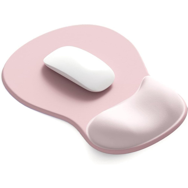 Gel Musemåtte - Musemåtte med håndledsstøtte - Gaming Musemåtte - Musemåtte med Memory Foam håndledsstøtte og skridsikker base