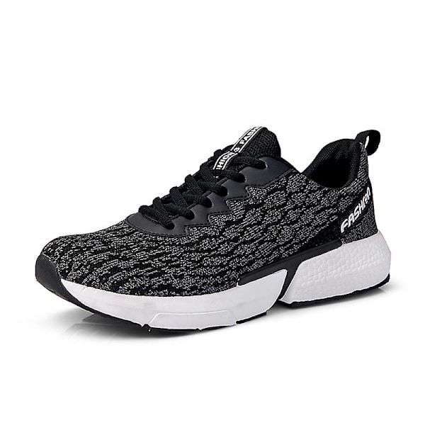 Herrsneakers Andas løpesko Mote Damesportssko 04 Svart Black 43