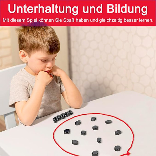 2024 Cluster Magnetiskt Action Brädspel, Kul Magnetiskt Spel för Bordsspel_v (YJD) B