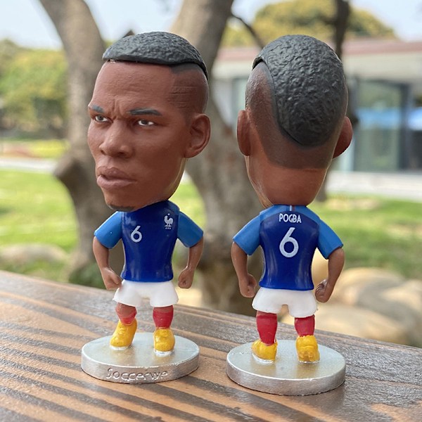 Fotballstjerne dukke modell julegave Frankrike Pogba France Pogba