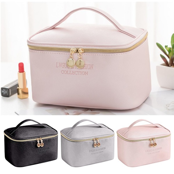 PU Kosmetik Taske Makeup Taske black