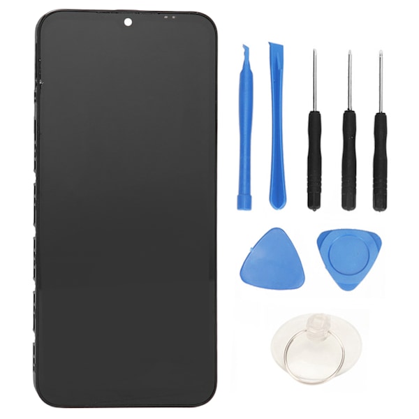 6,6 tuuman LCD-näyttö kosketusnäytöllä ja kehyksellä, korvaava Samsung Galaxy A14 A146u1 A146a A146w S146dl -puhelimelle, musta