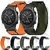22mm Nylon Klockarmband För Garmin Forerunner 965 Orange