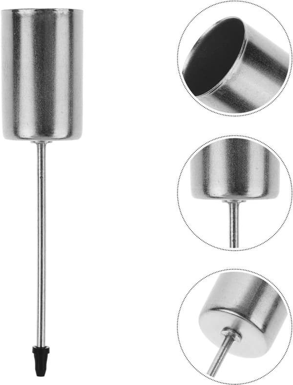 pieces - Lysestake - lysestake - lysestake - Lysestaker til julekrans - metall lysestake - 2,5*2,5*11 cm