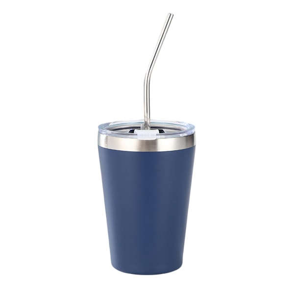 Rustfrie Barnekrus med Sølebestandig Lokk, Sugerør & Silikonhylser, 355 ml, BPA-frie, Isolerende, for Kalde & Varme Drikker Style 4
