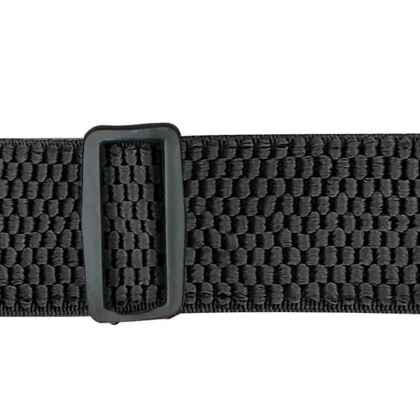 Kraftige sorte seler - 3,8 cm X-form med plastikclips
