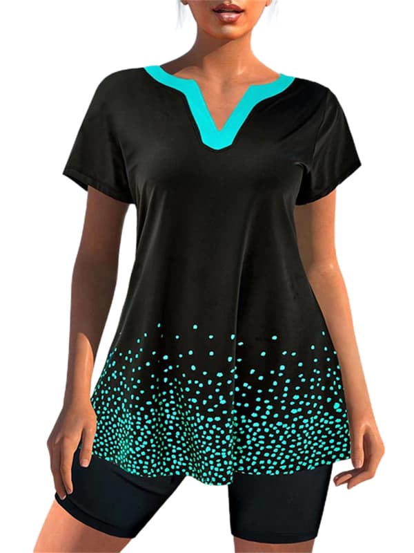 Tankini-set för damer & badbyxor Baddräkt Strandkläder M