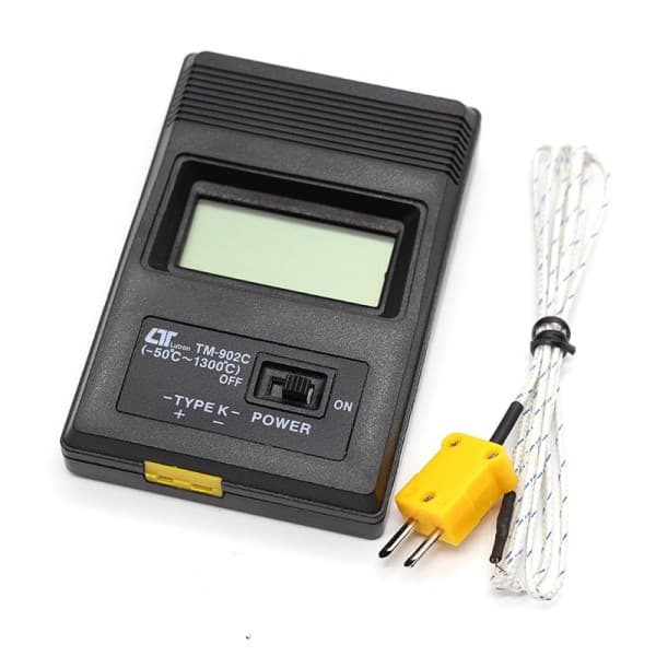 TM-902C (-50C til 1300C) Temperaturmåler TM902C Digital K Type Termometer_jar