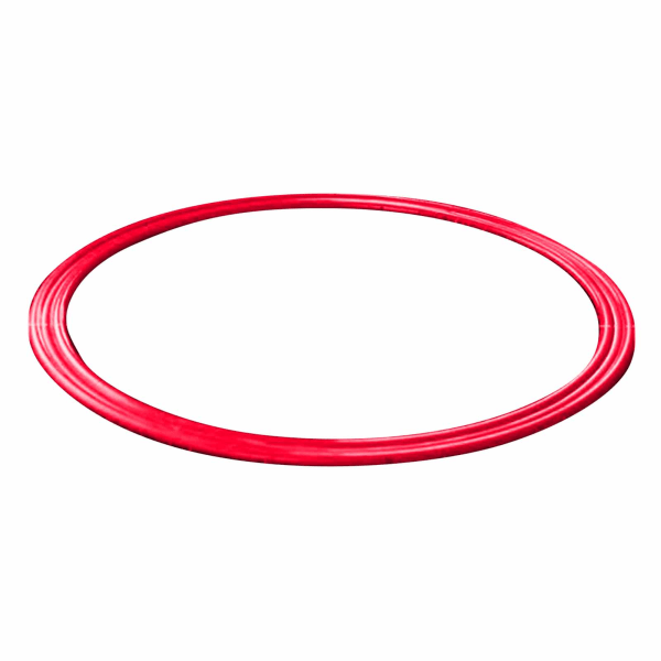 5 st Hopscotch Ring Clips Circle Uppmuntrar fantasi och uppfinning Spel Sportleksak för utomhuslekaktivitet Röd
