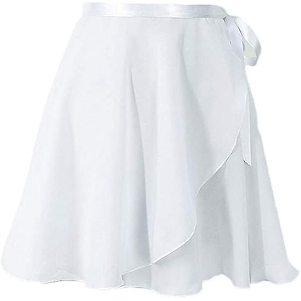 Ballett Chiffon Ballett Treningsdans Kjole Voksen Dans Treningskjole (hvit, L) Hvit White l