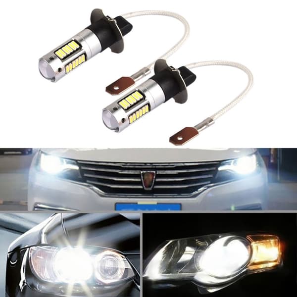 2 stk. 4014 Chip H3 LED 30-SMD hvit – jarx white