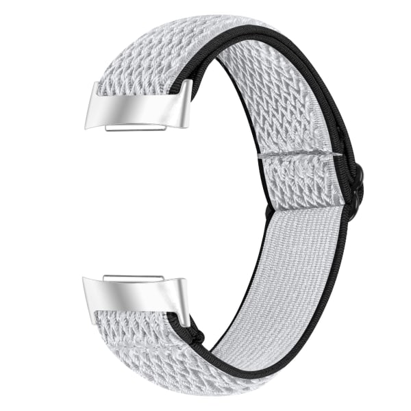 Fitbit Charge 5 armbånd Nylon Grå/Sort