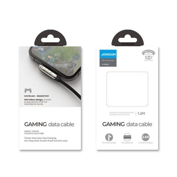 Joyroom Gaming USB till Lightning-kabel 1,2 m - Silver