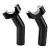 Sort 3,5 tommer høje Pullback Styr Risers til Softail Touring Pullback Aluminium Straight