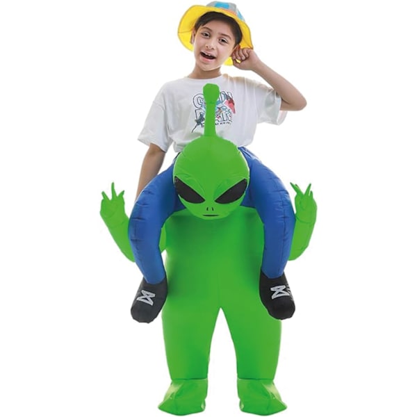 Alien Child Costume | E.T Suit. Alien, Size 110-140cm | Highly Durable Polyester