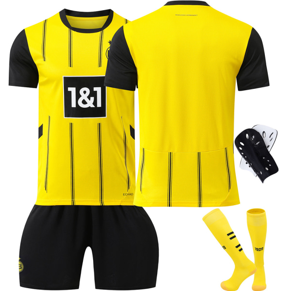 2425 Dortmund Hemmatröja Onumrerad Set 26 No Number + Socks + Protective Gear