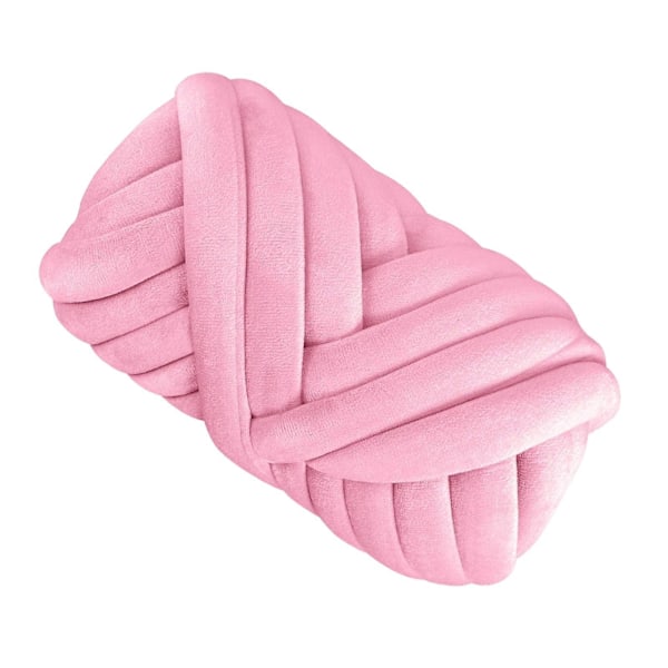 Paksu lanka neulomiseen käsivarrella, pehmeä lanka 250g DIY-mattojen valmistukseen Pink