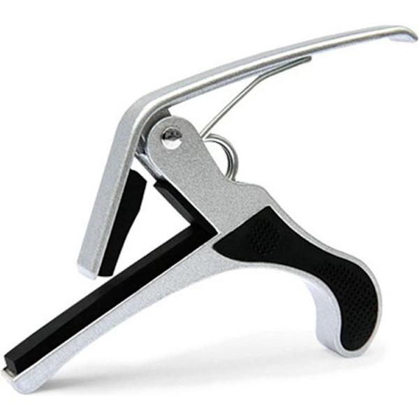 Gitarr Capodaster - Capo - Gitarr - Elektrisk - Akustisk - Aluminium - Silver