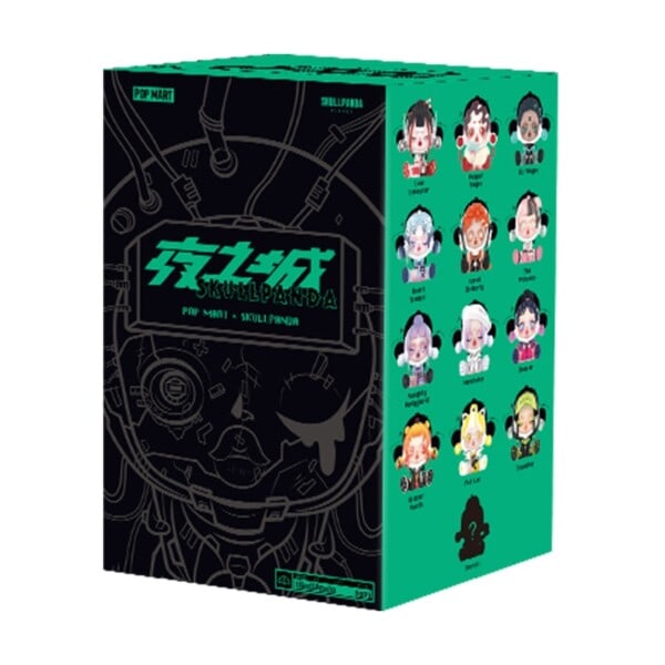 Skullpanda City of Night Series Blind Box Docka