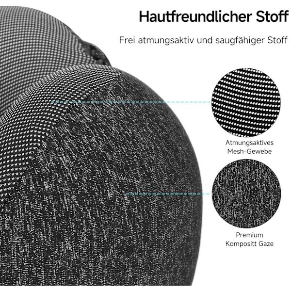 Memory foam reise-pute med hette, komfortabel nakkepute med hette