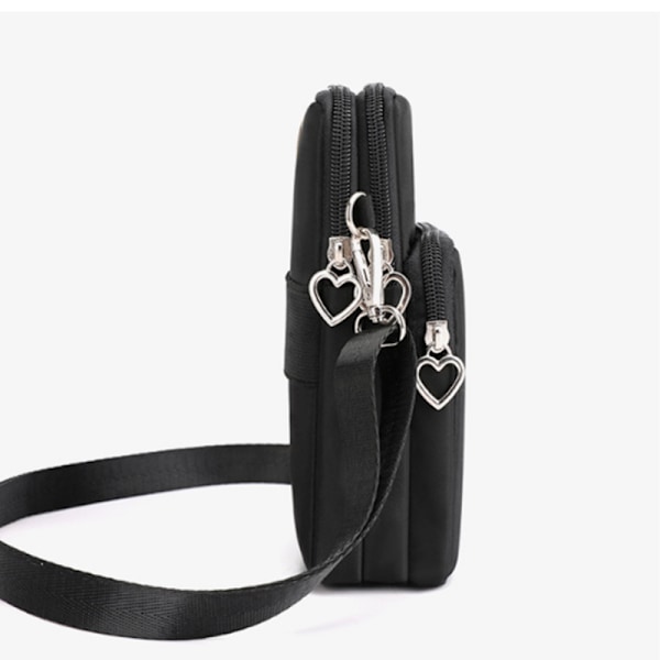 Mini liten veske mobilveske myntveske, rosa