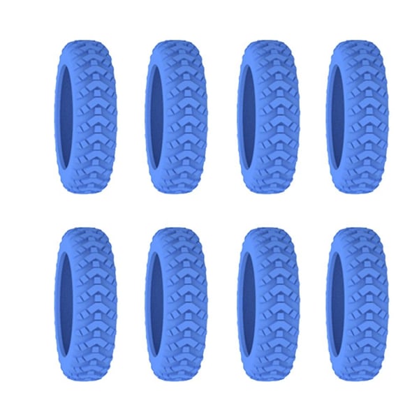 8st/ Set Resväska Hjulskydd Blå blue 8pcs-8pcs