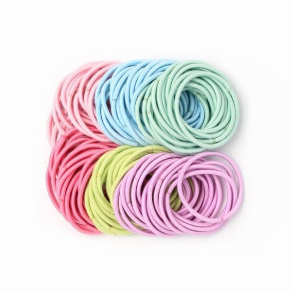 Hårbånd/elastikker 3mm tykke 120 stk