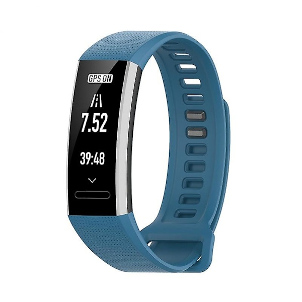 Silikonarmband för Huawei Band 2 Pro / Band 2 / ERS-B19 / ERS-B29 (Vit) (FMY) Midnight Blue