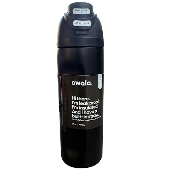 Stor 710ml Off-White Termosflaska för Äventyr blackT
