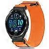 22mm Nylon Klockarmband För Garmin Forerunner 965 Orange