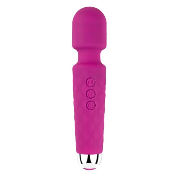 Trådløs Massageapparat 8 Kraftfulde Hastigheder 20 Vibrationstilstande Sort Rosa