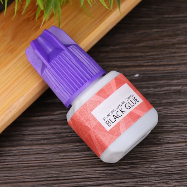 5 ml Ögonfransförlängningslim Snabbtorkande Ögonfransar Ympningslim Övningsförlängningslim