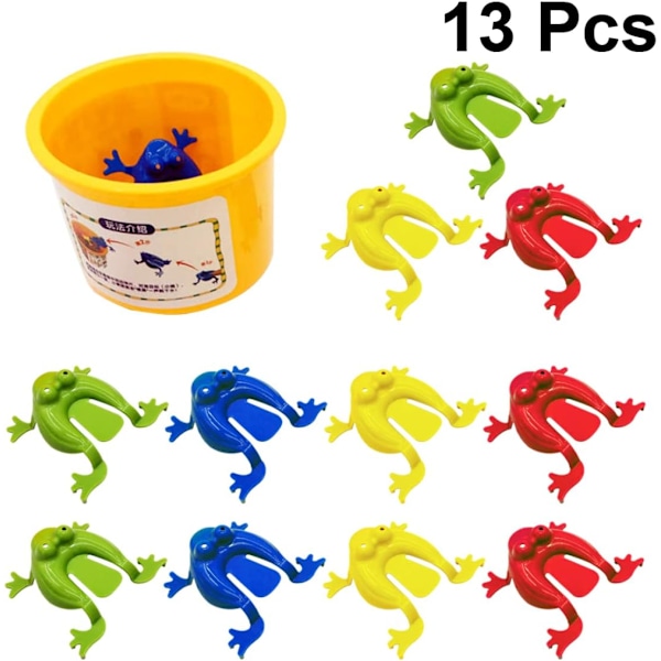 Hoppende frosker - 24 stk Hoppende frosker, Froskehopp, Sockem Bobbers, Morsomme leker for barn