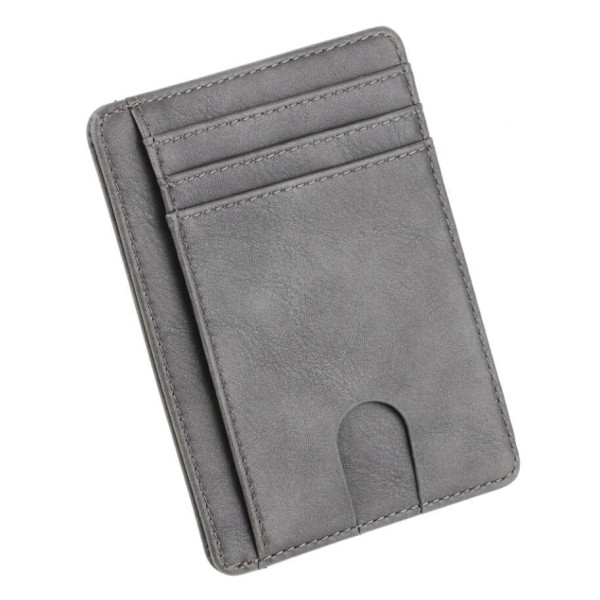 Superslimmad RFID-plånbok - 7 kortfack + sedelfack Svart black black one size