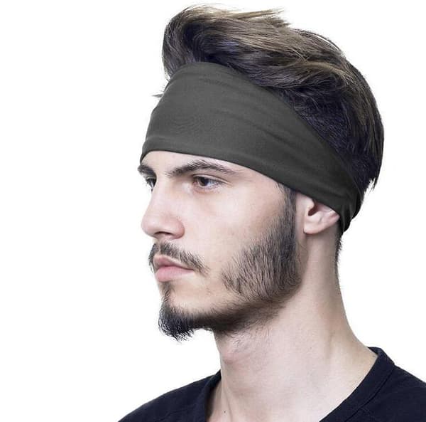 2-pack - Pannband/Svettband - Hårband grå_jar grå one size