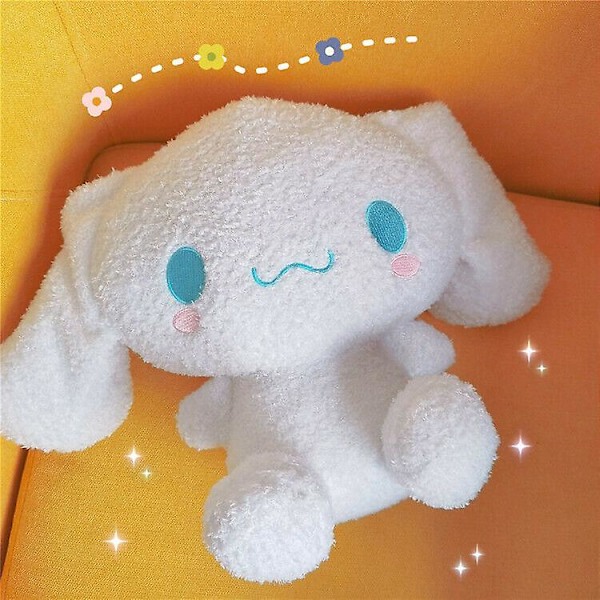 Söt Cinnamoroll Plyschdocka Mjuk Hund Gosedjur Leksak 30cm Valp Barnpresent [HK]