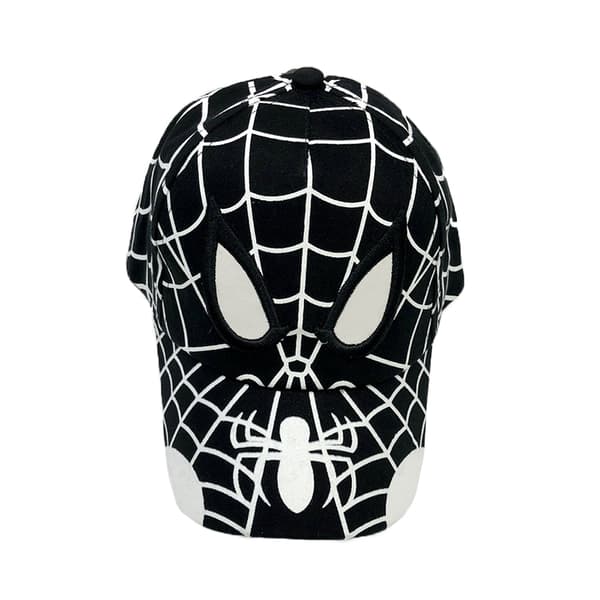 Justerbar solskjermlue for gutter med Spider-Man-motiv red